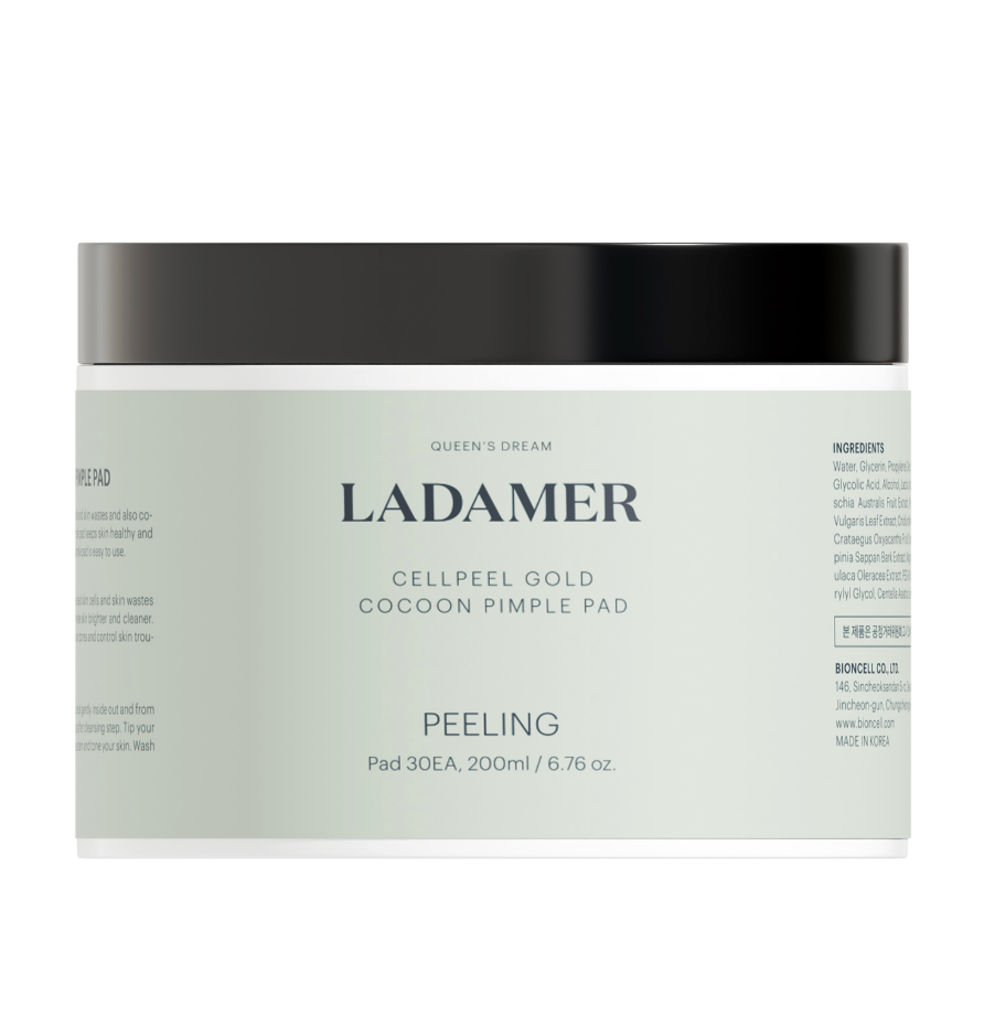 Ladamer Cell Peel Gold Cocoon Pimple Pad 200ml / 30 pads