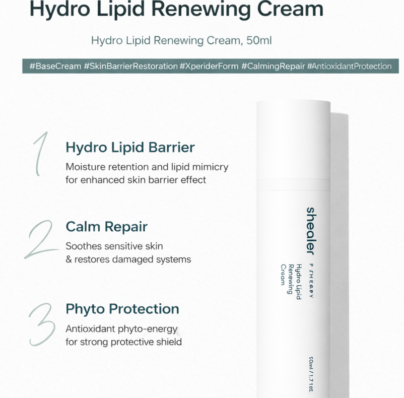 Shealer P.THERAPY | Hydro Lipid Renewing Cream - Barrier Recovery & Deep Hydration