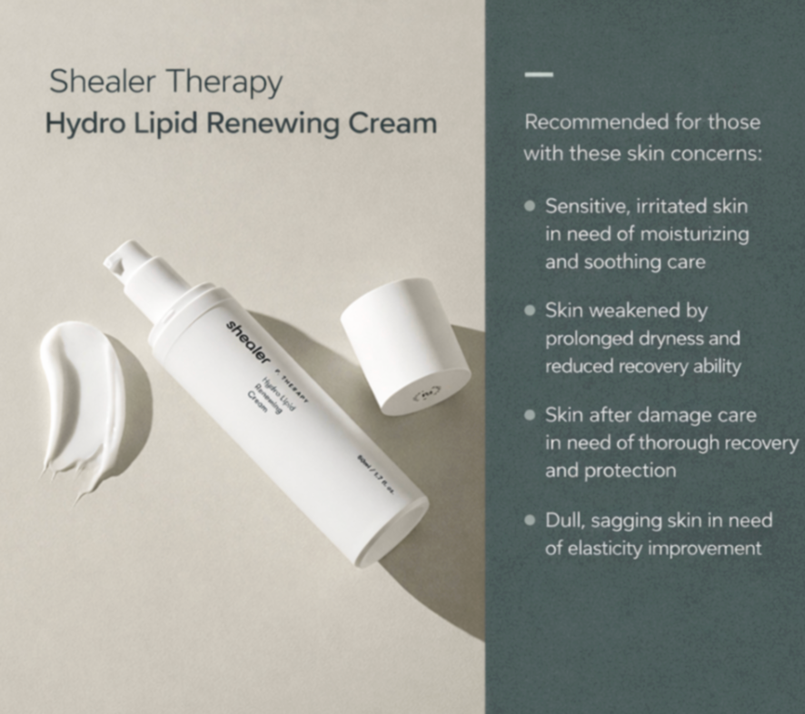 Shealer P.THERAPY | Hydro Lipid Renewing Cream - Barrier Recovery & Deep Hydration